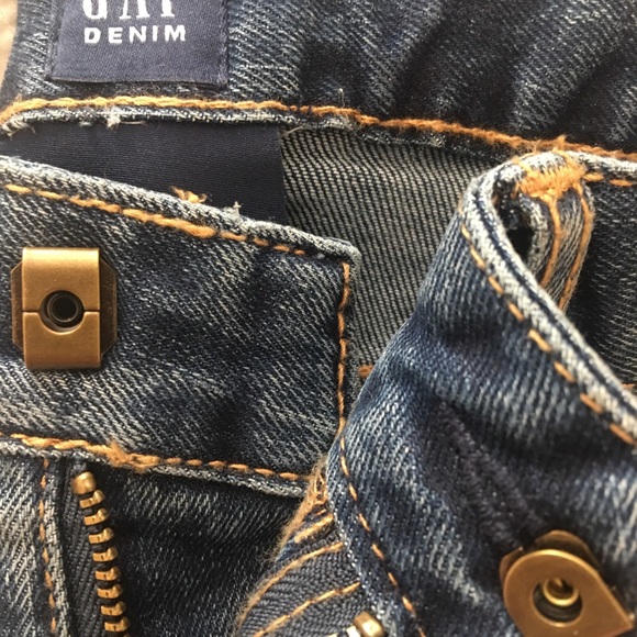 Gap Factory Kids Blue Denim Midi Shorts size 5 - Picture 7 of 7